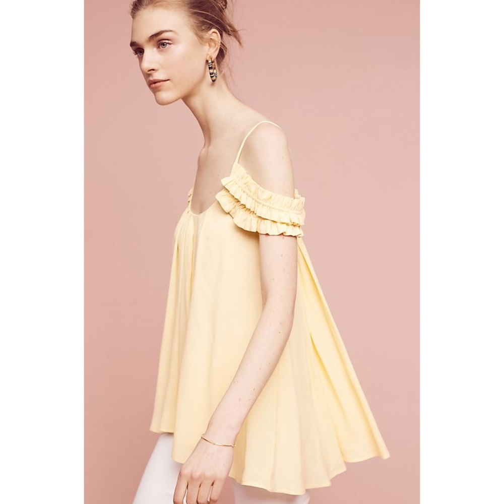 Anthropologie Maeve Roe Open-Shoulder Top NWT